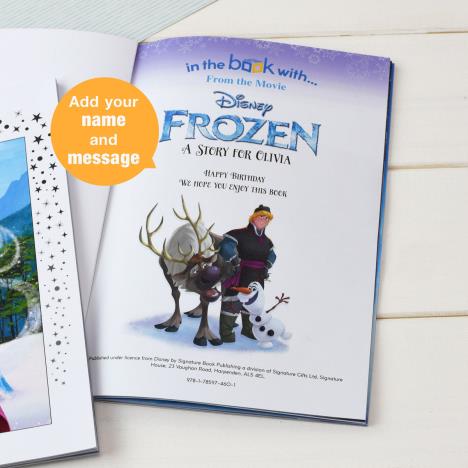 Personalised Disney Little Favourites Frozen Book Extra Image 1
